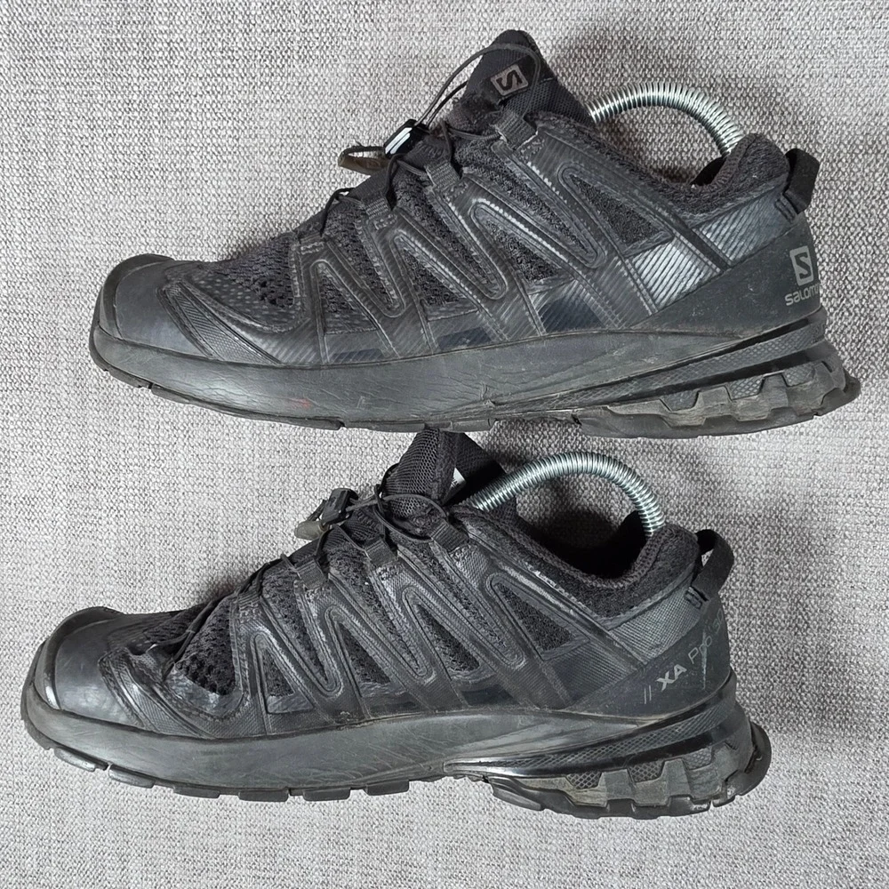 Salomon XA Pro 3D 409874 Mens 8 Black Trail Running Hiking Shoes